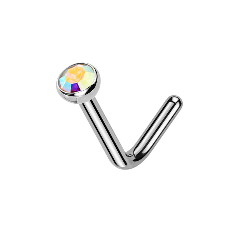 Naso Stud con Cristallo, Naso Stud