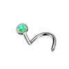 Stud Naso Curvo Opale, Naso Stud