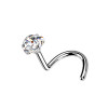 Nose Stud Crystal Little heart of Different Colors, Nose Stud