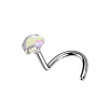 Nose Stud Crystal Little heart of Different Colors, Nose Stud
