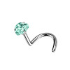 Nose Stud Crystal Little heart of Different Colors, Nose Stud