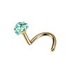 Nose Stud Crystal Little heart of Different Colors, Nose Stud