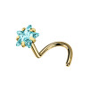 Nose Stud Crystal Little star of Different Colors, Nose Stud