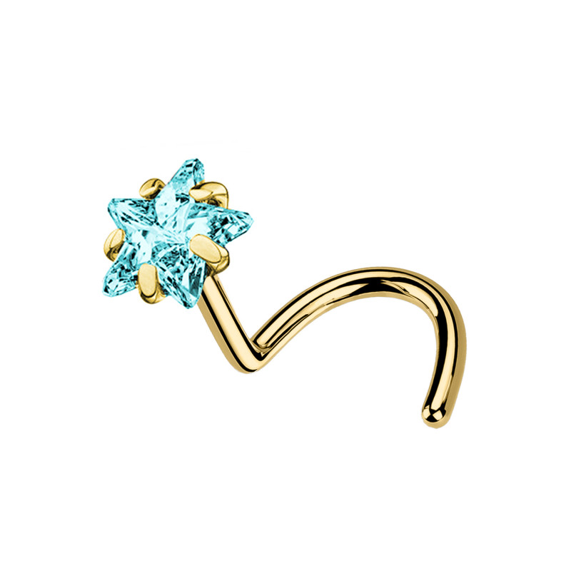 Nose Stud Crystal Little star of Different Colors, Nose Stud