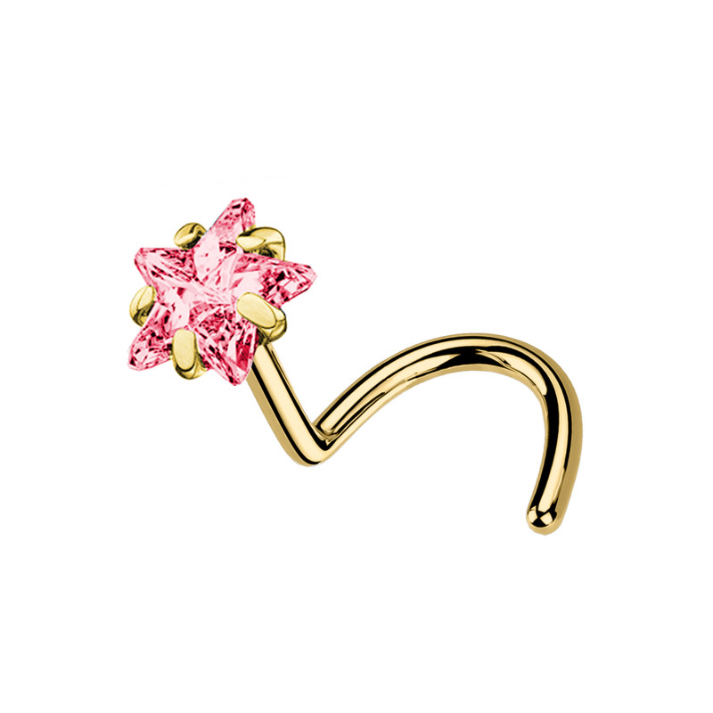 Nose Stud Crystal Little star of Different Colors, Nose Stud