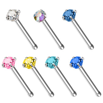 Stud Naso Dritto Cristallo