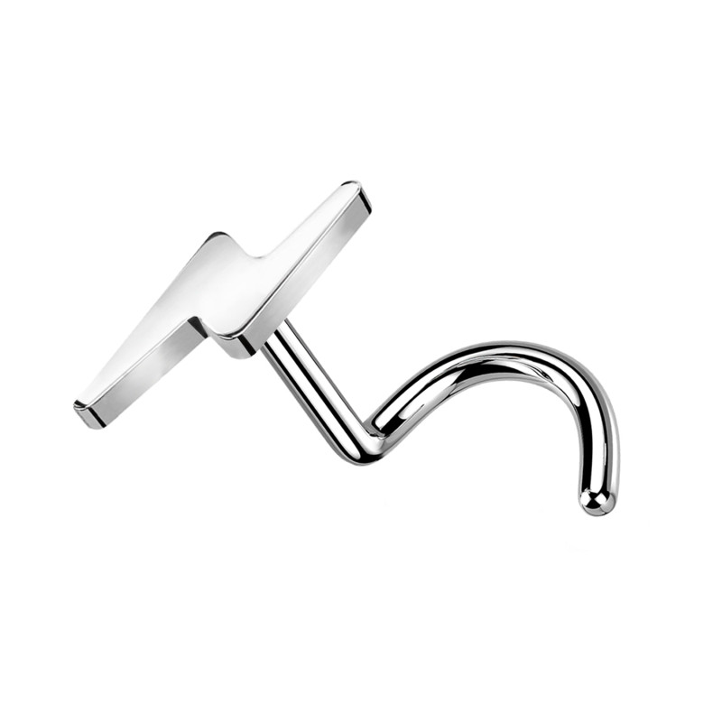 Stud Naso a Forma di Fulmine