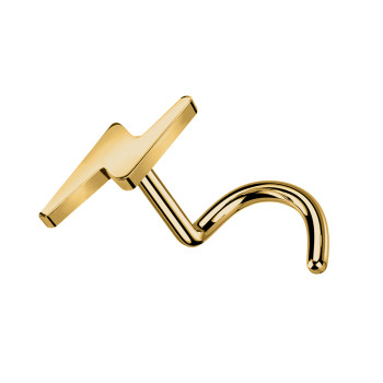 Stud Naso a Forma di Fulmine