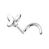 Stud Naso a Forma di Farfalla