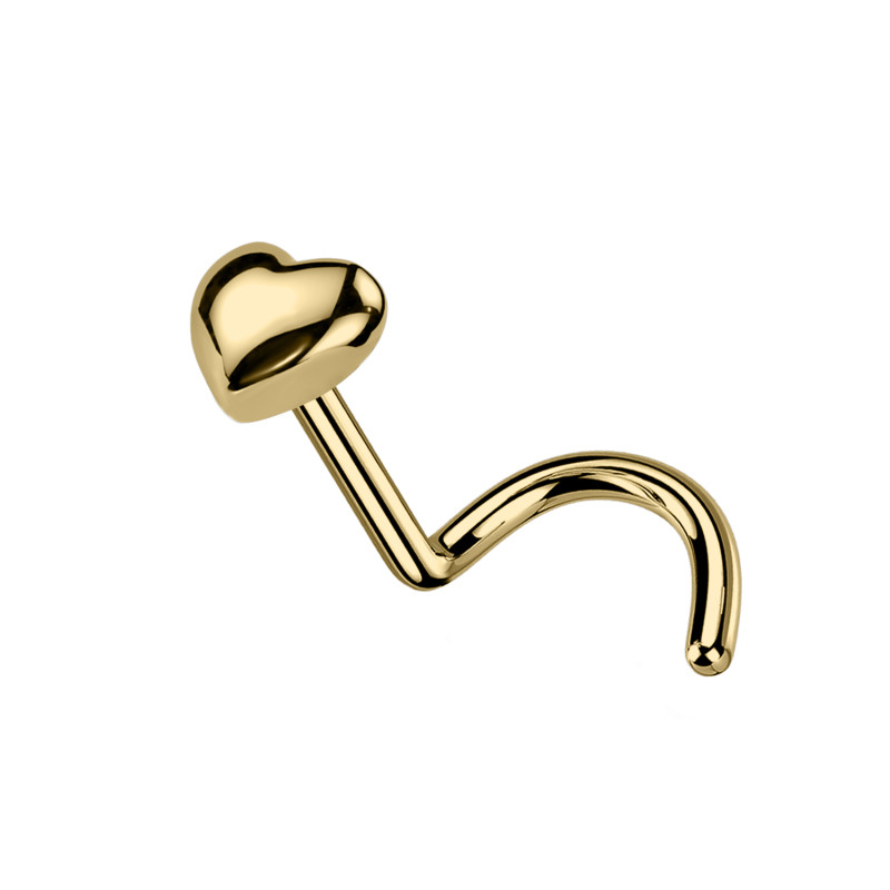 Stud Naso a Forma di Cuore