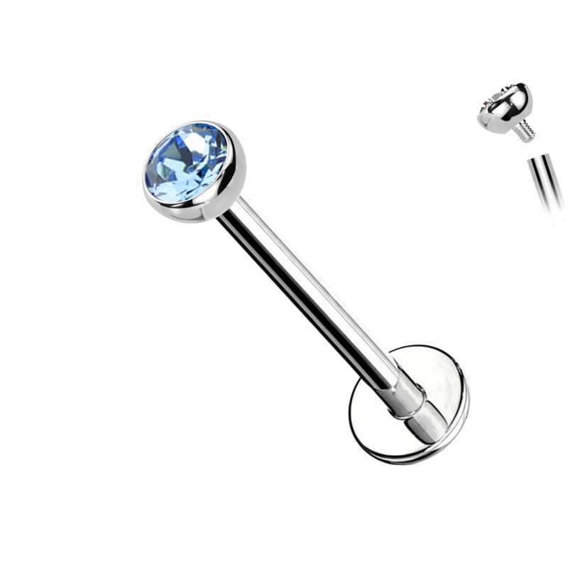 Labret Diamante di Diversi Colori 2,5 MM, Helix