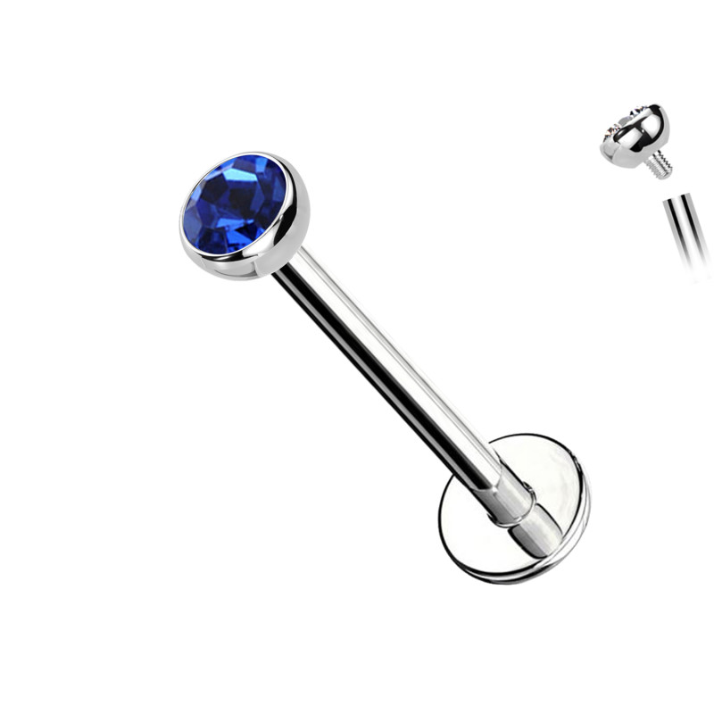 Labret Diamante di Diversi Colori 2,5 MM, Helix