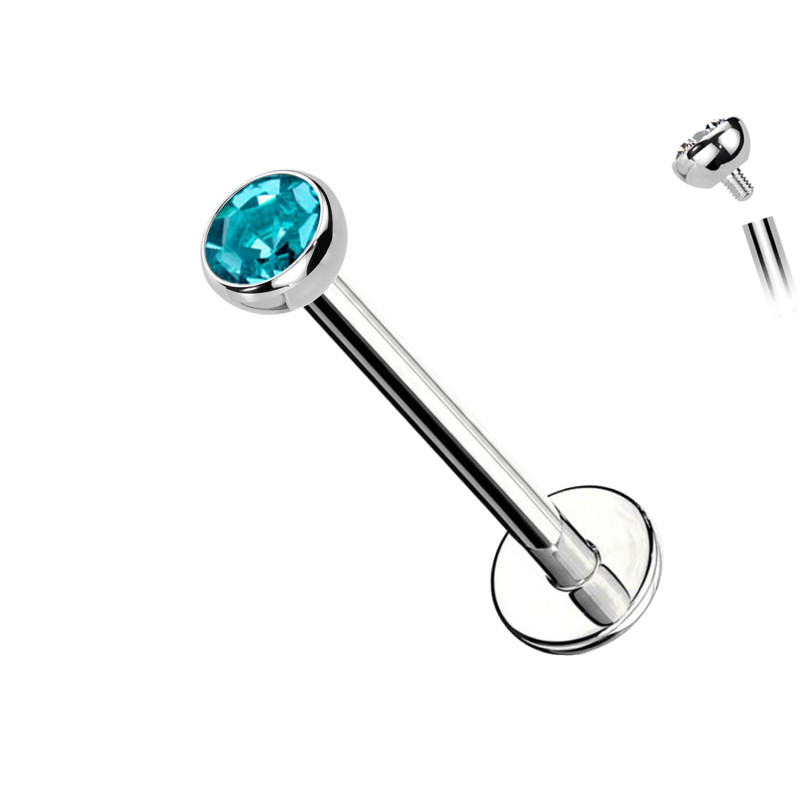 Labret Diamante di Diversi Colori 2,5 MM, Helix
