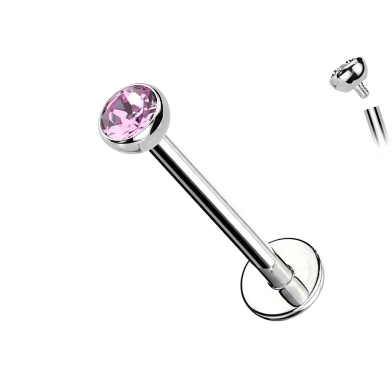 Labret Diamante di Diversi Colori 2,5 MM, Helix