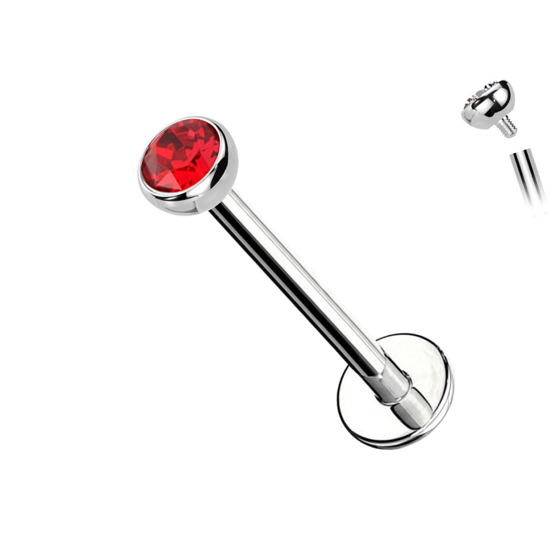 Labret Diamante di Diversi Colori 2,5 MM, Helix