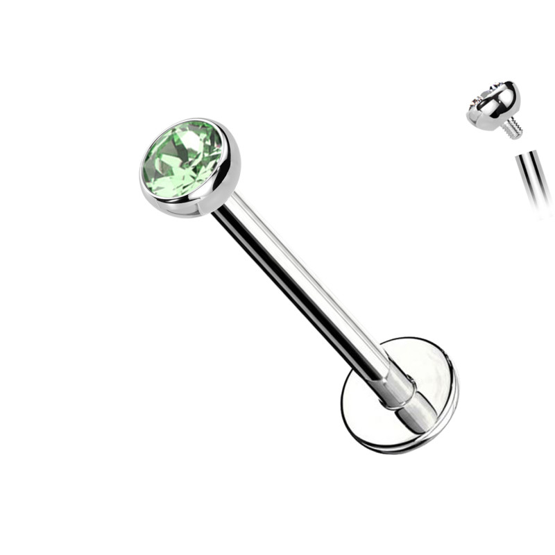 Labret Diamante di Diversi Colori 2,5 MM, Helix