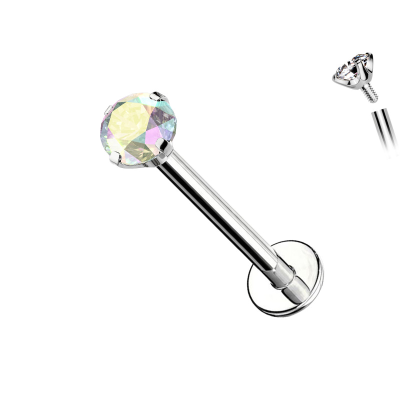 Labret Crystal Stud