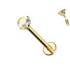 Labret Crystal Stud