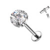 Piercing Labret con Cristallo Marquise