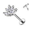 Labret Cartilagine con Cristalli a Raggiera