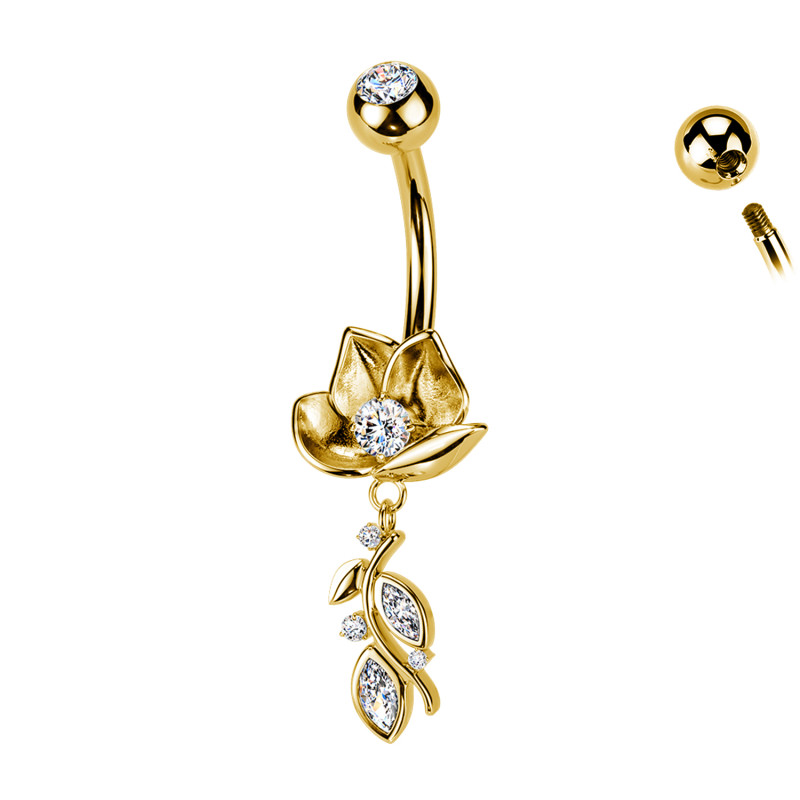 Piercing Banana Ombelico a Ciondolo