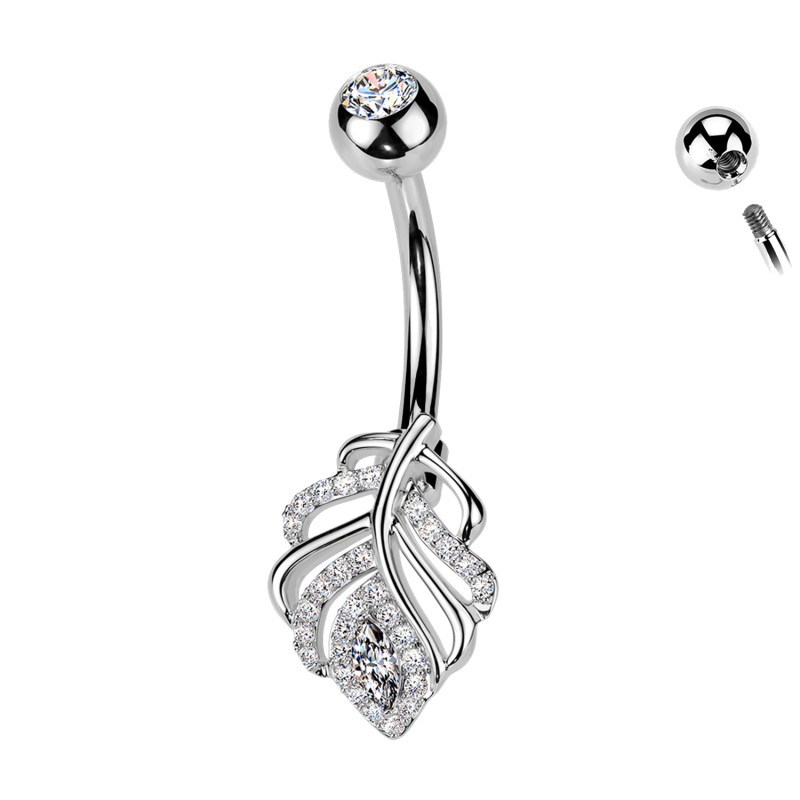 Piercing Banana Ombelico a Ciondolo