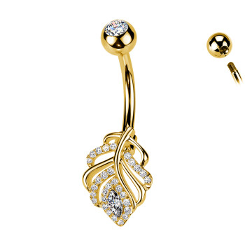 Piercing Banana Ombelico a Ciondolo
