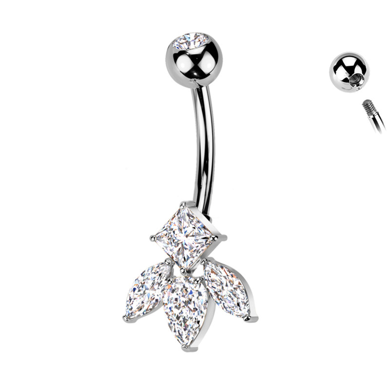 Piercing Banana Ombelico a Ciondolo