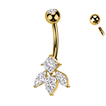 Piercing Banana Ombelico a Ciondolo