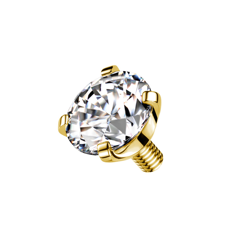 Micro Brilliant Stone for Dermal Anchor, Dermal