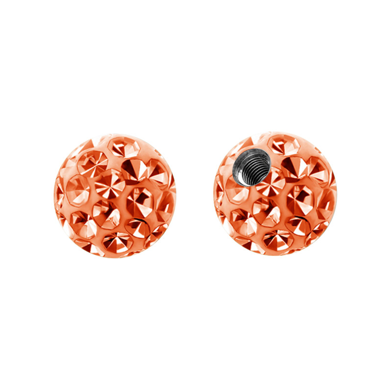 Crystal Ball for Piercing of Different Colors, Piercing Parts