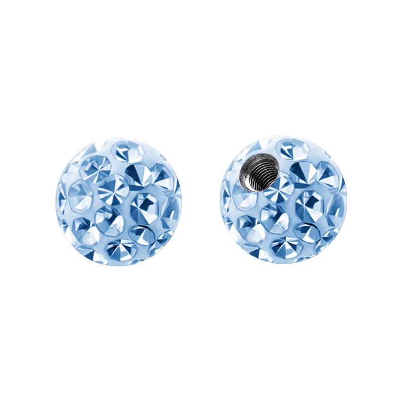 Crystal Ball for Piercing of Different Colors, Piercing Parts