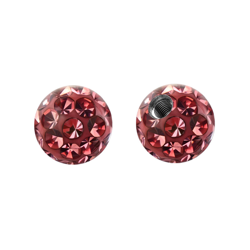 Crystal Ball for Piercing of Different Colors, Piercing Parts