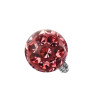 Pallina Cristallo per Piercing, Dermal