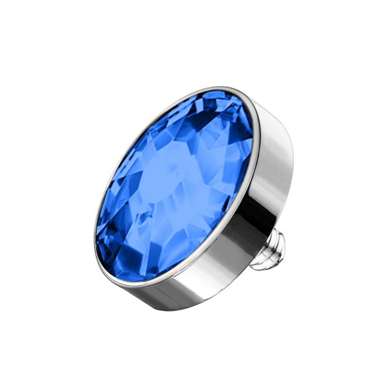 Crystal Disc with External Thread, Dermal