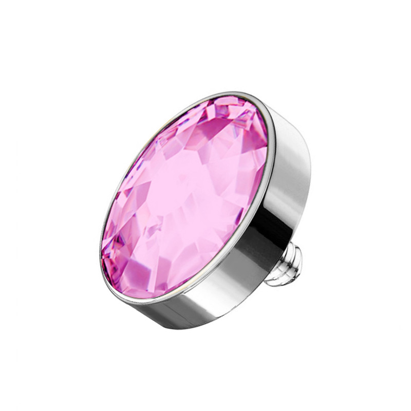 Crystal Disc with External Thread, Dermal