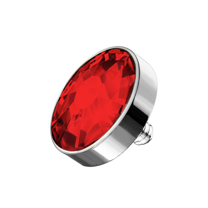 Crystal Disc with External Thread, Dermal