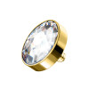 Crystal Disc with External Thread, Dermal