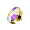 Crystal Disc with External Thread, Dermal