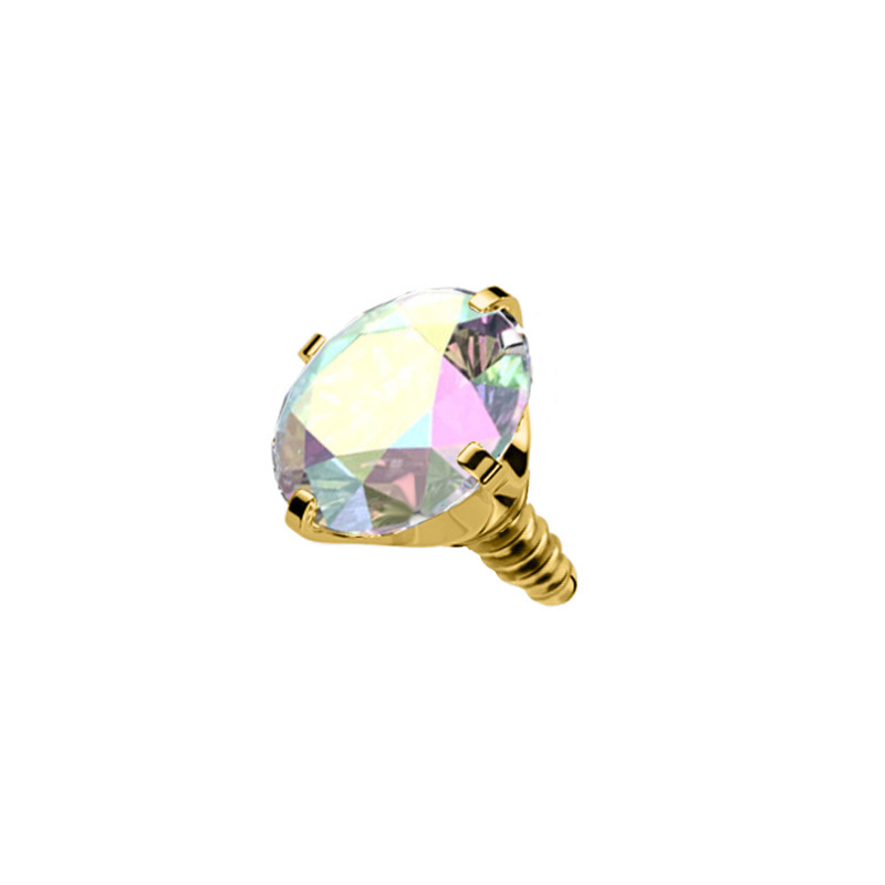 Crystal with External Thread