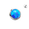 Dermal Top con Opale per Barra con Filettatura Interna da 1,6 mm