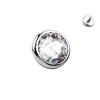 Sfera in Titanio con Cristallo per Filettatura Interna da 1,6 mm