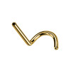 Barra Curva per Labret in Titanio Push-In