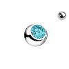 Sfera Pallina in Titanio con Cristallo - 1.2mm