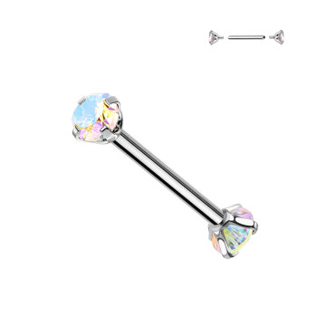 Barbell con doppi Cristalli