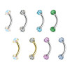 Piercing Sopracciglio a forma di Banana in Zircone, Daith