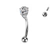 Piercing Sopracciglio con Cristallo, Daith