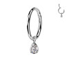 Piercing Orecchio Cristallo a Goccia