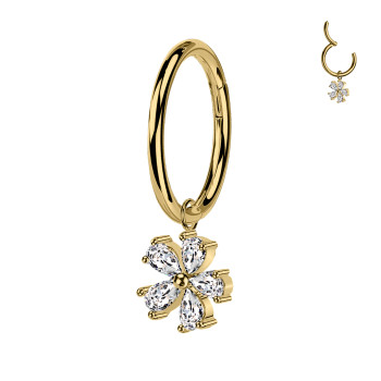 Piercing Orecchio Fiore