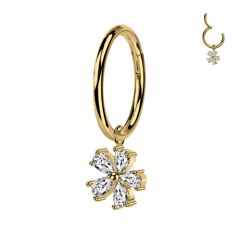 Piercing Orecchio Fiore